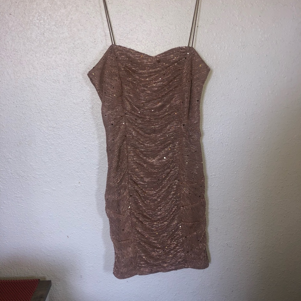 Glitter mini dress
